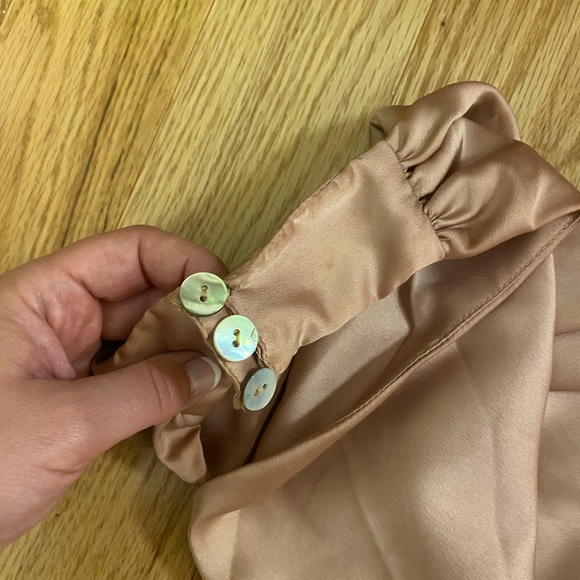 Show Me Your MUMU Luxe Rose Gold Jasmine Halter Maxi Dress - Picture 5 of 7